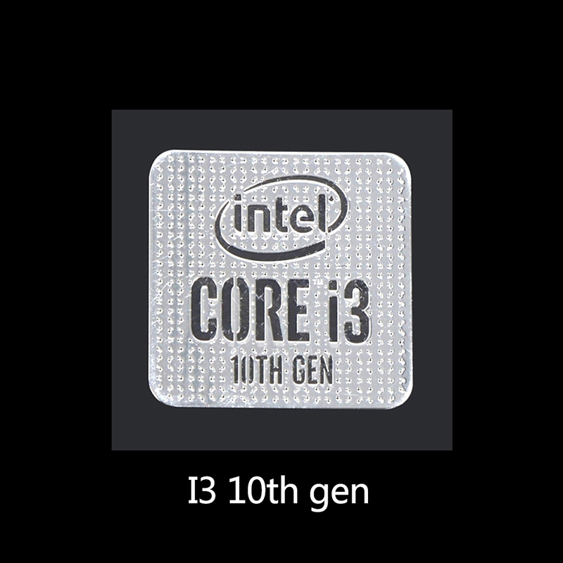 10. generacji procesor Intel Core i9 i7 i5 i3 metalowa naklejka logo laptopa naklejka i - Zdjęcie 14 z 25