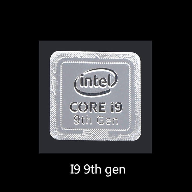 10. generacji procesor Intel Core i9 i7 i5 i3 metalowa naklejka logo laptopa naklejka i - Zdjęcie 16 z 25