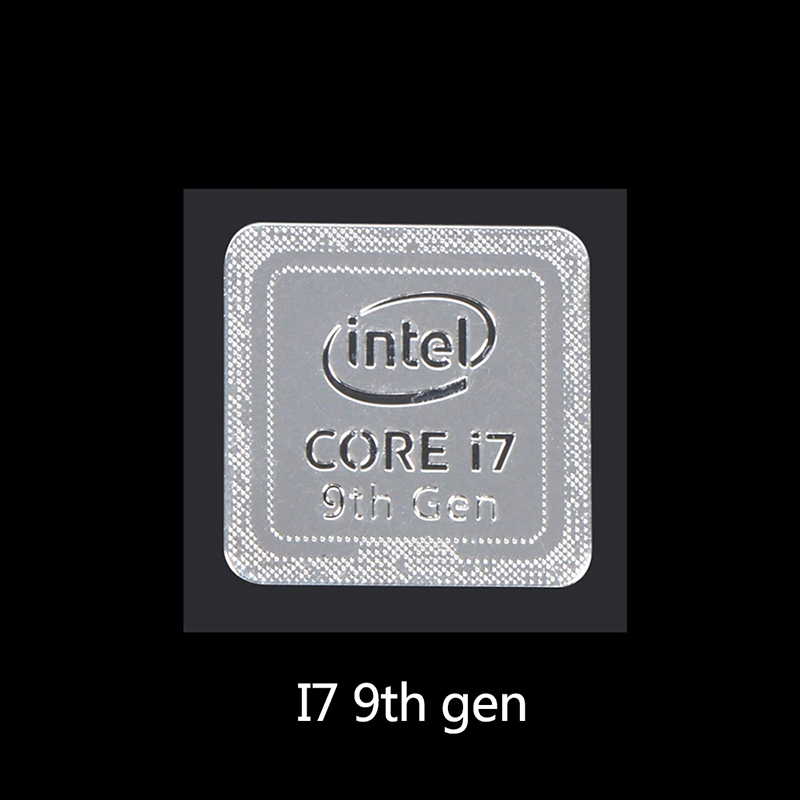 10. generacji procesor Intel Core i9 i7 i5 i3 metalowa naklejka logo laptopa naklejka i - Zdjęcie 17 z 25