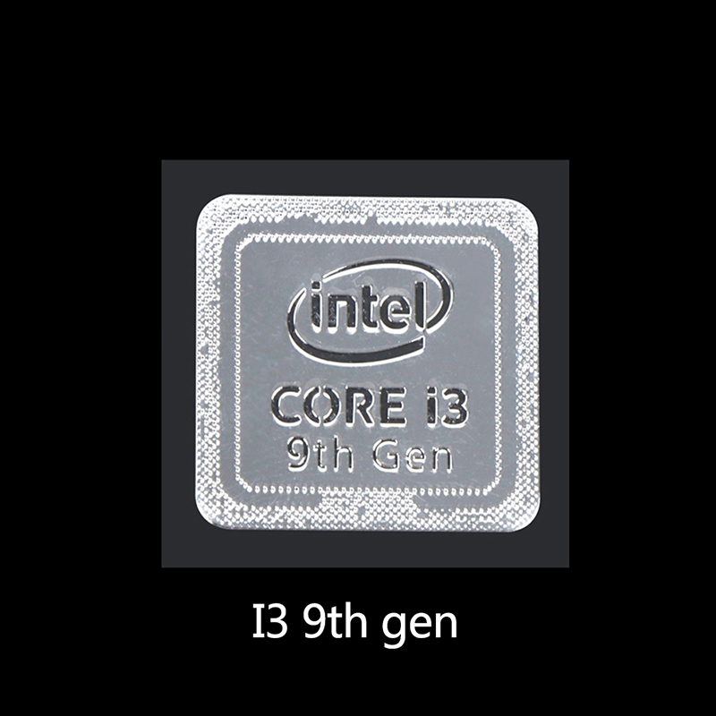 10. generacji procesor Intel Core i9 i7 i5 i3 metalowa naklejka logo laptopa naklejka i - Zdjęcie 19 z 25