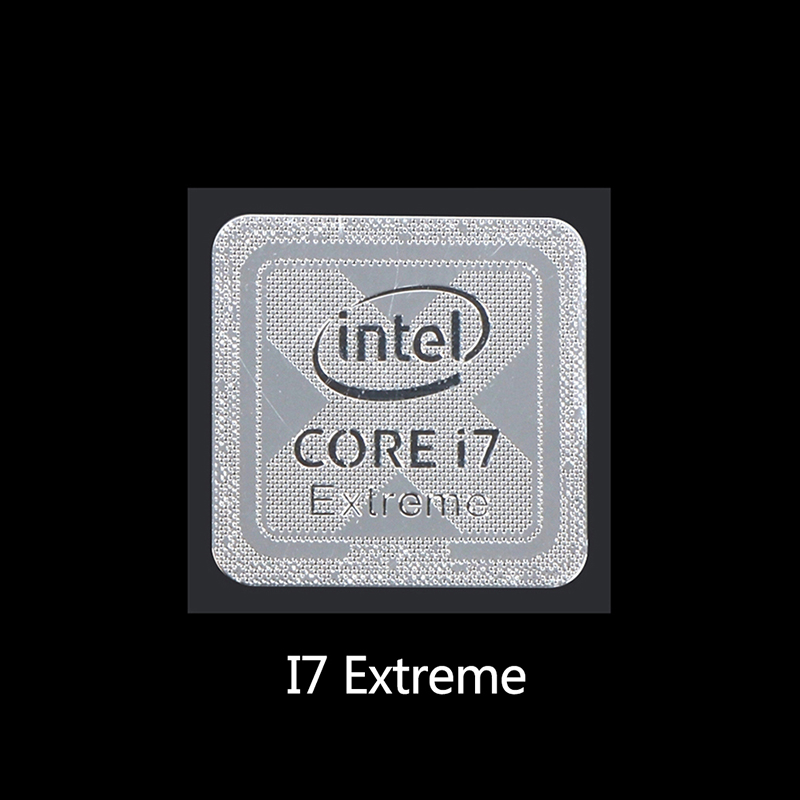 10. generacji procesor Intel Core i9 i7 i5 i3 metalowa naklejka logo laptopa naklejka i - Zdjęcie 22 z 25