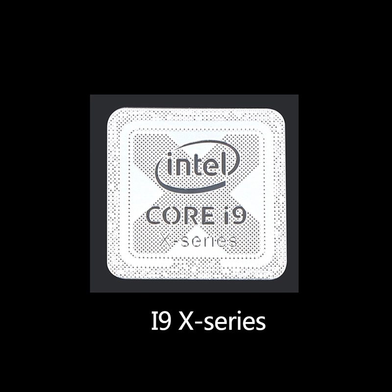 10. generacji procesor Intel Core i9 i7 i5 i3 metalowa naklejka logo laptopa naklejka i - Zdjęcie 23 z 25