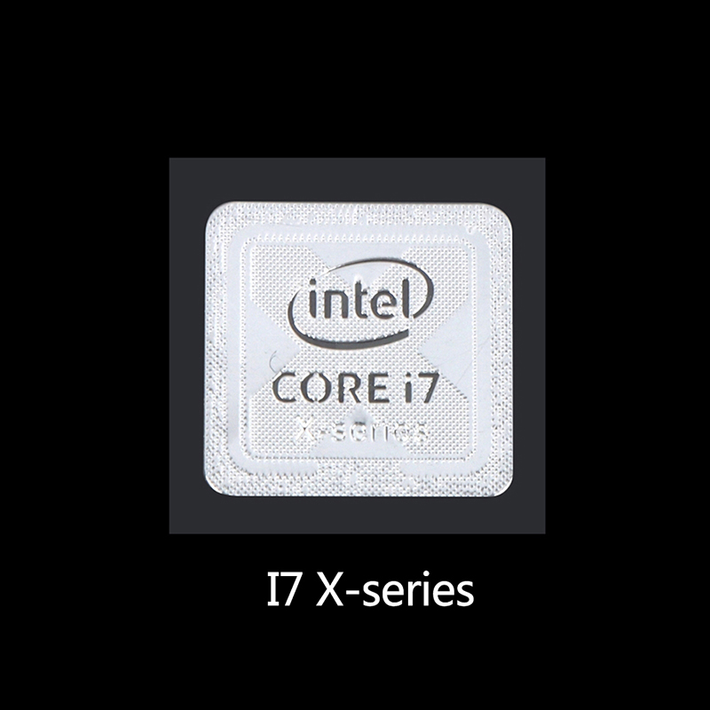 10. generacji procesor Intel Core i9 i7 i5 i3 metalowa naklejka logo laptopa naklejka i - Zdjęcie 24 z 25