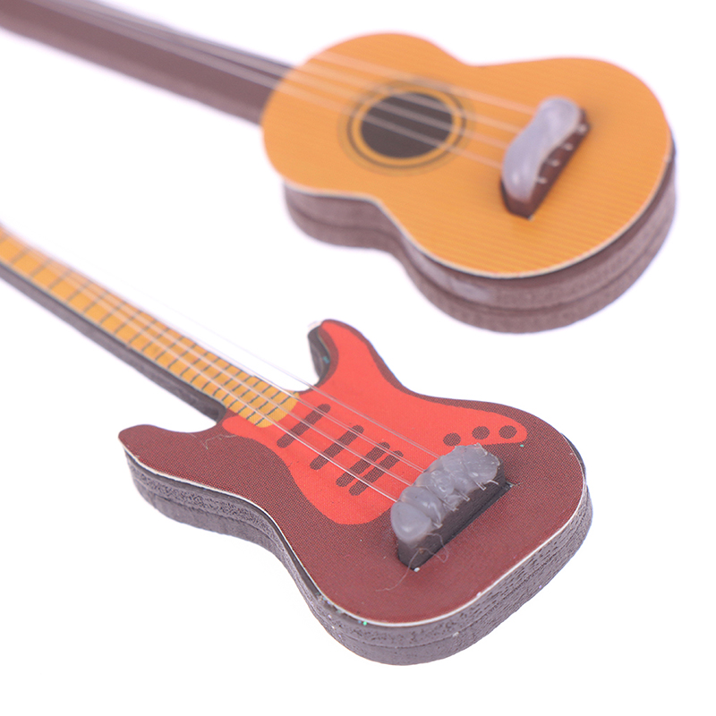 Mini furniture model classical guitar popular electric guitar shooting instru-qk - Bild 4 von 14