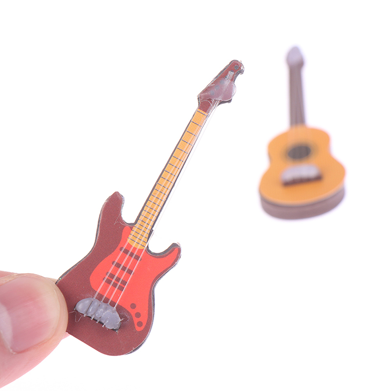 Mini furniture model classical guitar popular electric guitar shooting instru-qk - Bild 5 von 14