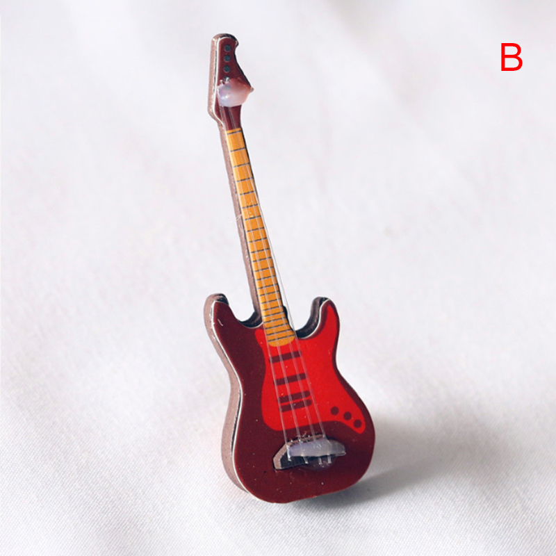 Mini furniture model classical guitar popular electric guitar shooting instru-qk - Bild 14 von 14