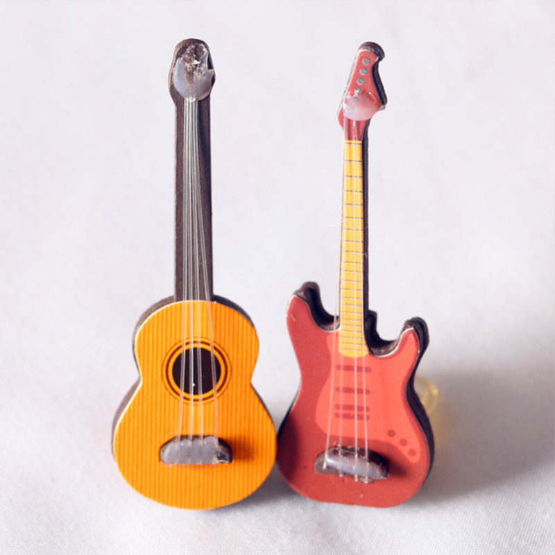 Mini furniture model classical guitar popular electric guitar shooting instru-qk - Bild 1 von 14