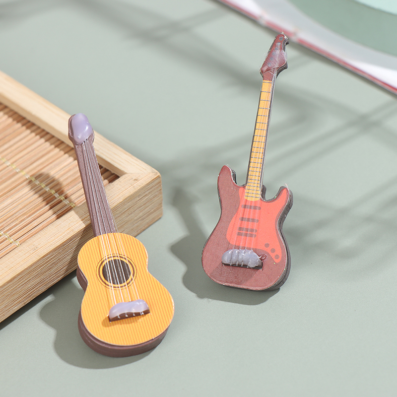 Mini furniture model classical guitar popular electric guitar shooting instru-qk - Bild 7 von 14