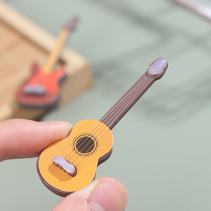 Mini furniture model classical guitar popular electric guitar shooting instru-qk - Bild 10 von 14