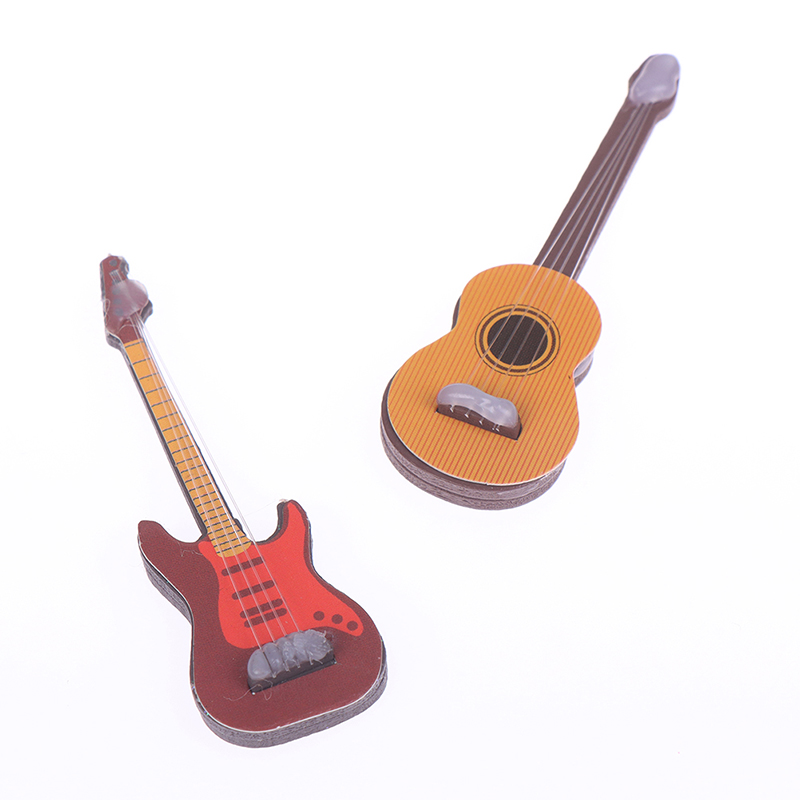 Mini furniture model classical guitar popular electric guitar shooting instru-qk - Bild 12 von 14