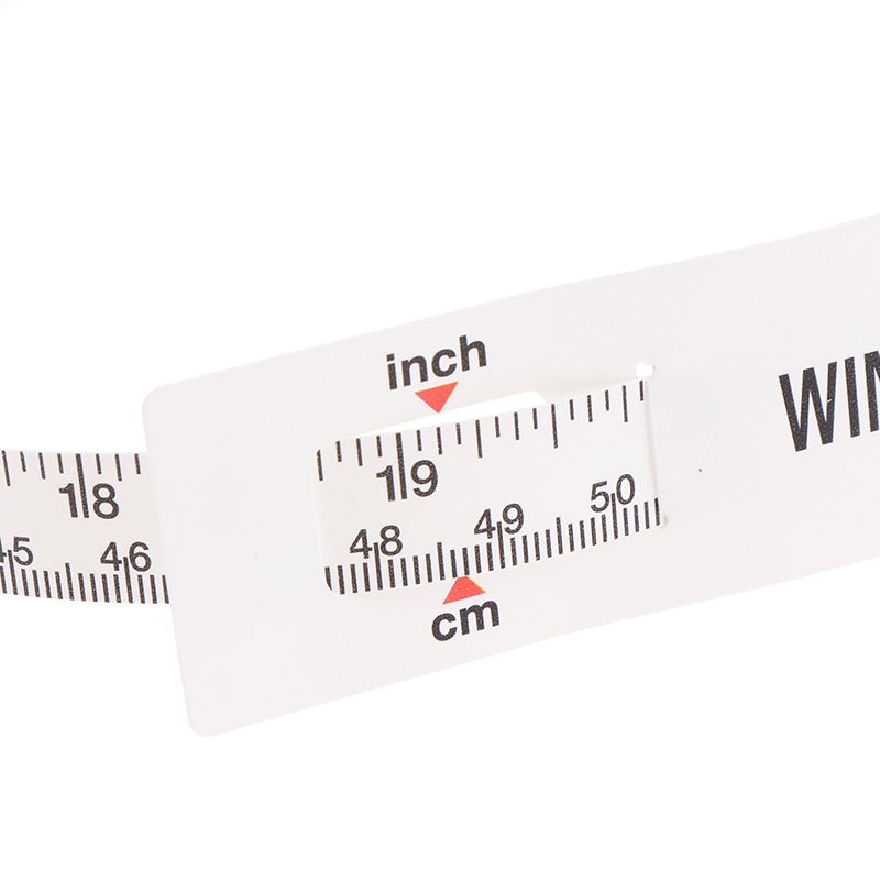 NONSTRETCHABLE PLASTIC HEAD Circumference Tape Measure Ruler