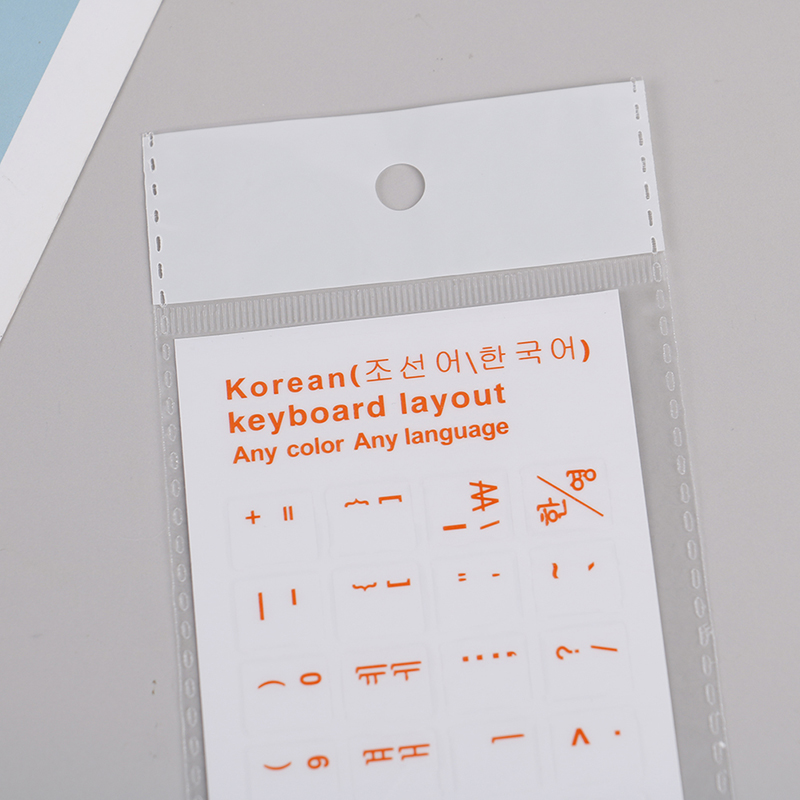 Wear-resistant Korean Letter Transparent Self-adhesive Keyboard Stickers-qk - Picture 7 of 18