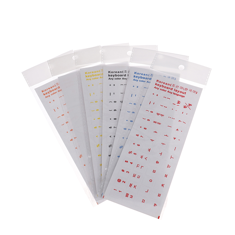 Wear-resistant Korean Letter Transparent Self-adhesive Keyboard Stickers-qk - Picture 10 of 18