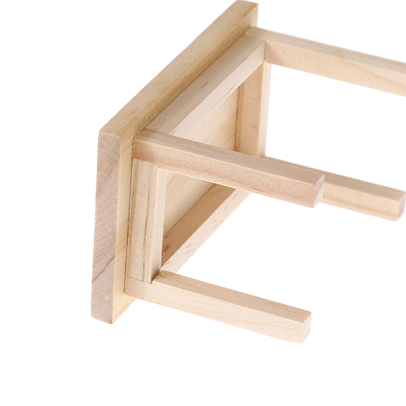 1:12 Dollhouse Miniature Wooden Table Model Furniture Accessories Toys ❤H YR10693