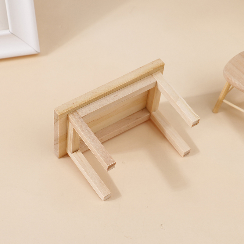1:12 Dollhouse Miniature Wooden Table Model Furniture Accessories Toys ❤H YR10693 1:12 Dollhouse Miniature Wooden Table Model Furniture Accessories Toys ❤H YR10693