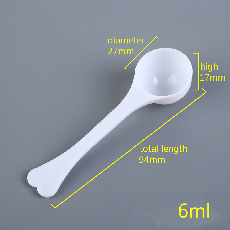 1ML Spoon 0.5g PP Scoop 0.5 gram Plastic Measuring Scoop for milk