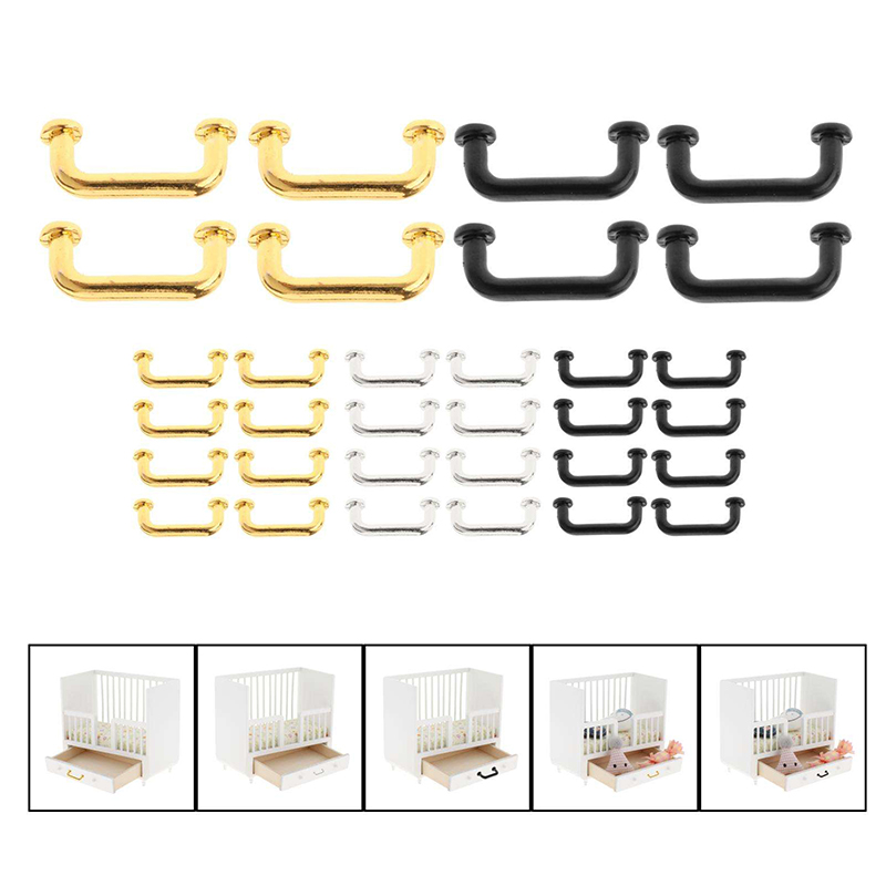 1Set 1:12 Dollhouse Door Handle Cabinet Handle Furniture Cabinet Closet DecorToy 1Set 1:12 Dollhouse Door Handle Cabinet Handle Furniture Cabinet Closet DecorToy