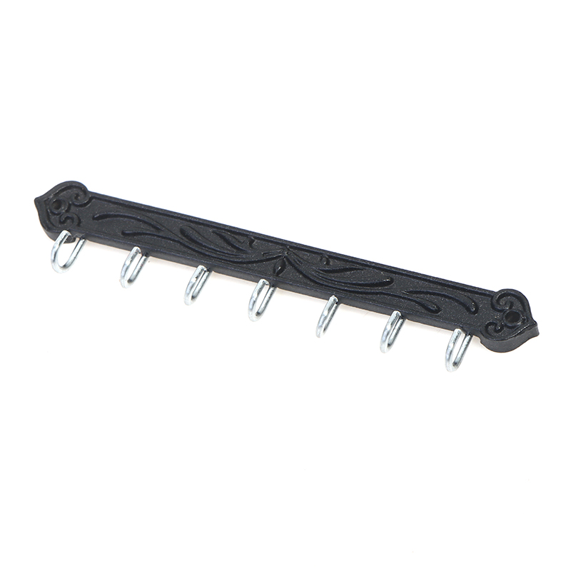 1/12 Dollhouse Miniature Quality Alloy Clothes Coat Hook Rack Wall Hanger SY