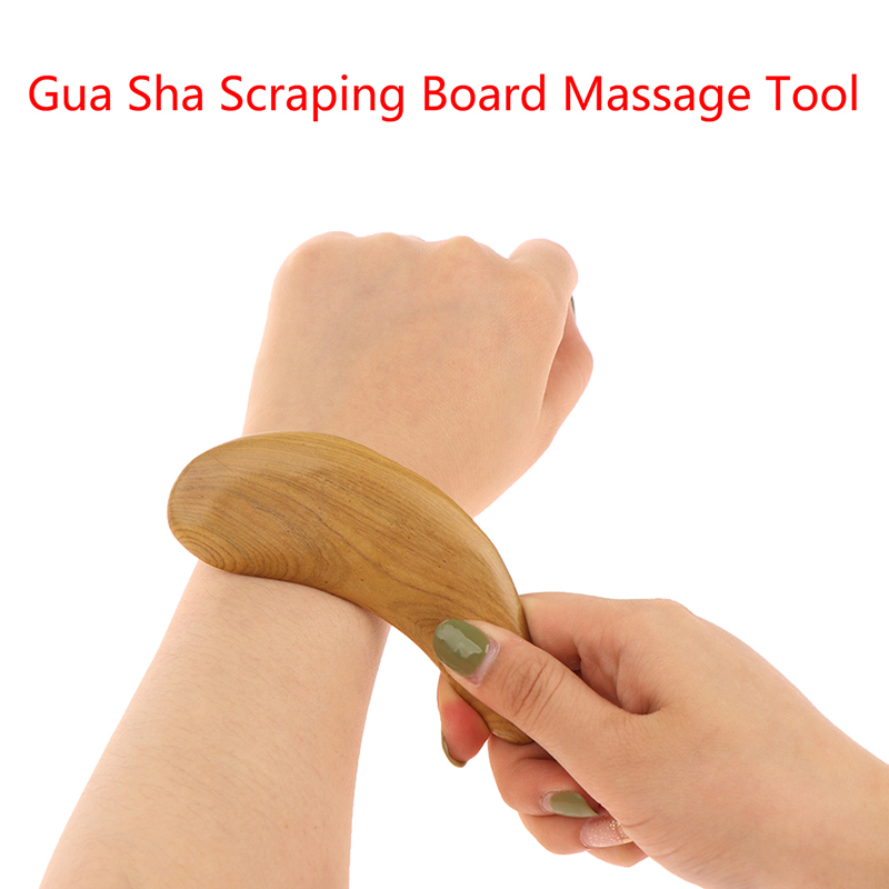Gua Sha Wooden Scraping Piece Massage Tool Dredge Meridian Health Care Face E_bf - Picture 2 of 12
