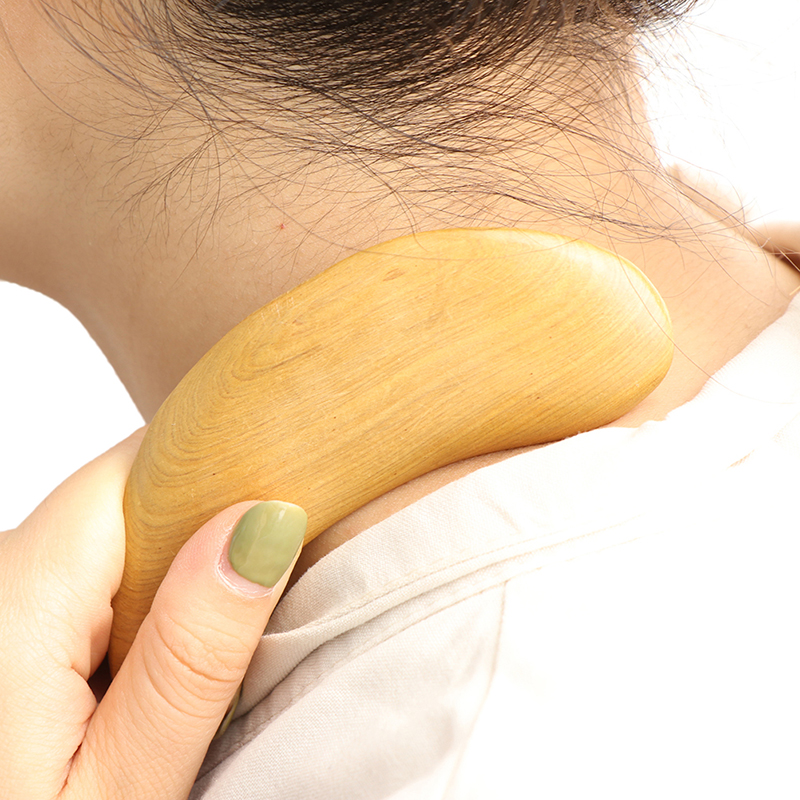Gua Sha Wooden Scraping Piece Massage Tool Dredge Meridian Health Care Face E_bf - Picture 1 of 12