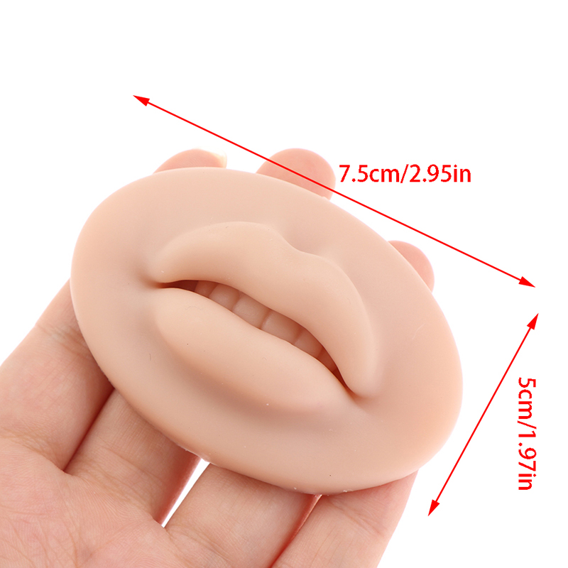 Silicone Lip Model Imitation Soft 3D Permanent Makeup Training Dummy for Arti i ZR11021