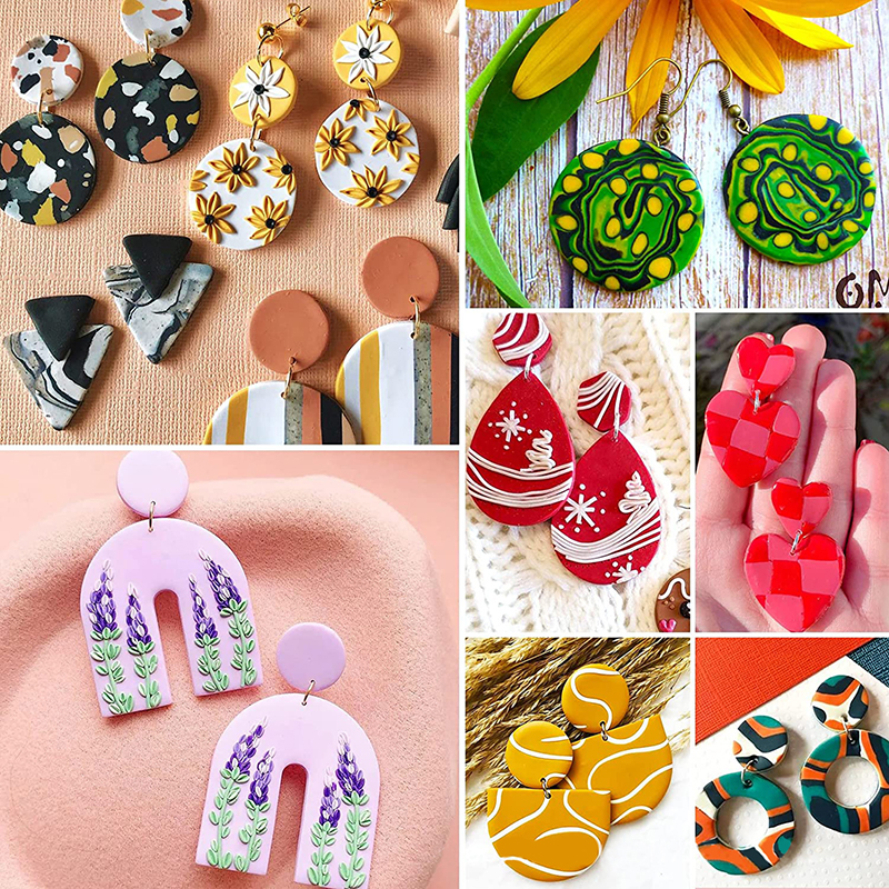 Polymer clay earring clearance shape cutters