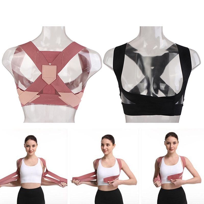 Adjustable Elastic Back Women Belt Support Posture Corrector Brace Support I4UK Adjustable Elastic Back Women Belt Support Posture Corrector Brace Support I4UK