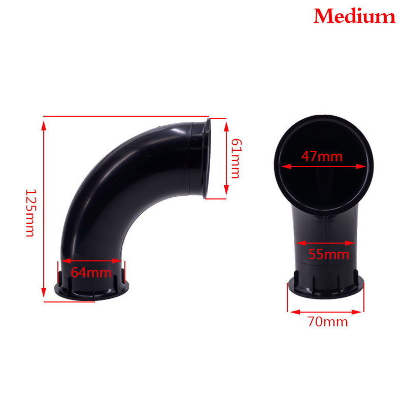 Speaker Curved Guide Tube BASS Subwoofer Inverted Tube Port Auxiliary Open H S^3 - Photo 14 sur 15