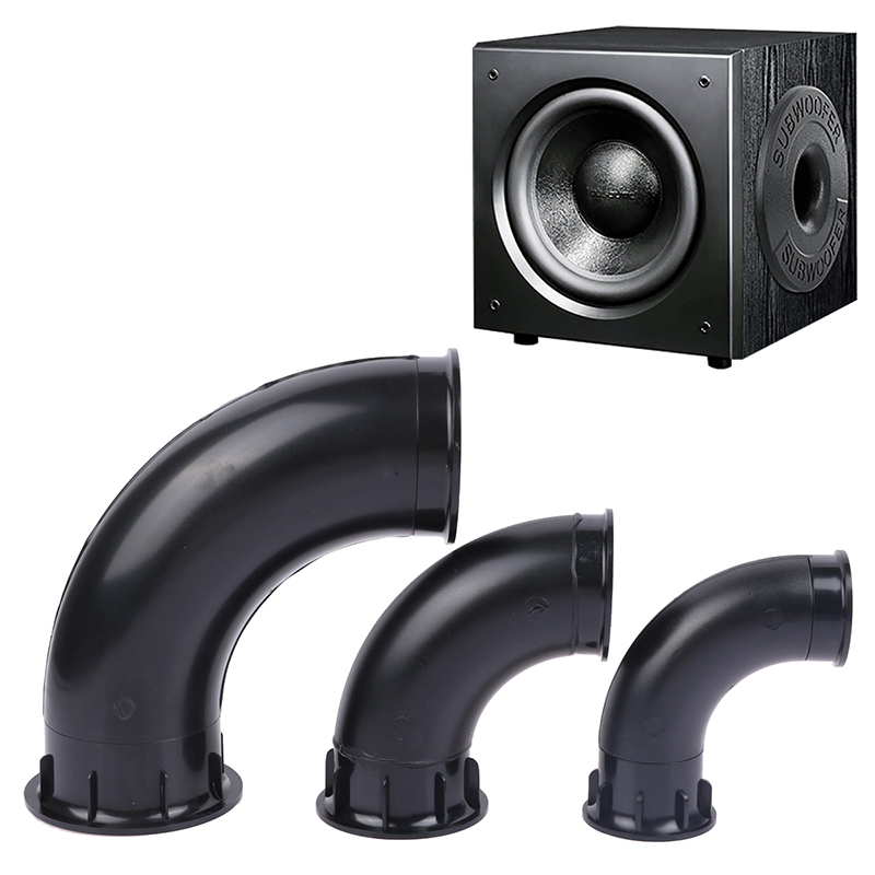 Speaker Curved Guide Tube BASS Subwoofer Inverted Tube Port Auxiliary Open Hole - Zdjęcie 7 z 15