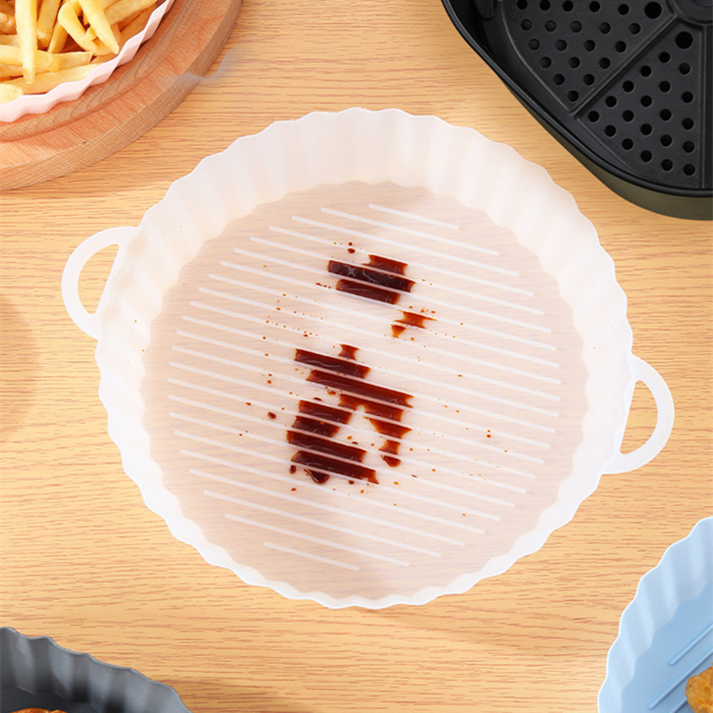 S Oven Baking Tray Fried Chicken Basket Mat Airfryer Silicone   C2