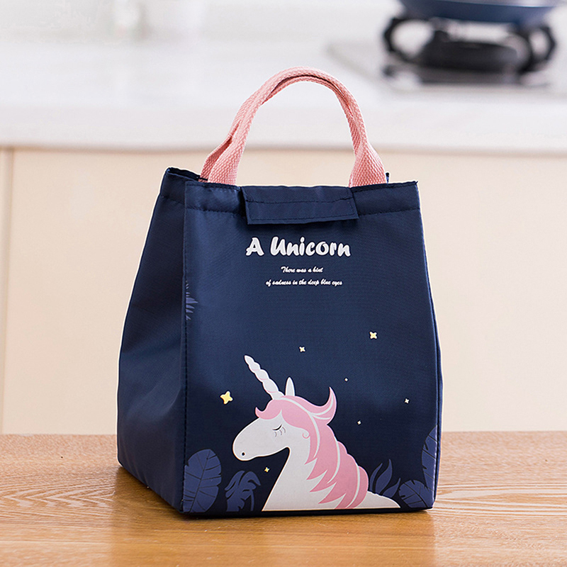 Lunch Bag Student Cartoon Insulation Bag Office Worker Portable Lunch Box -ME - Bild 13 von 17