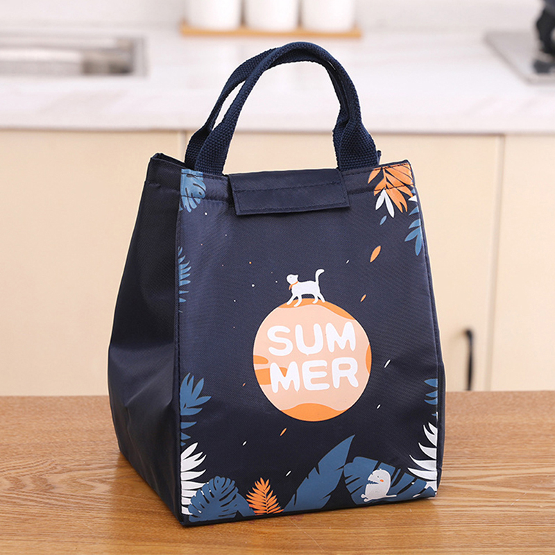 Lunch Bag Student Cartoon Insulation Bag Office Worker Portable Lunch Box -ME - Bild 12 von 17