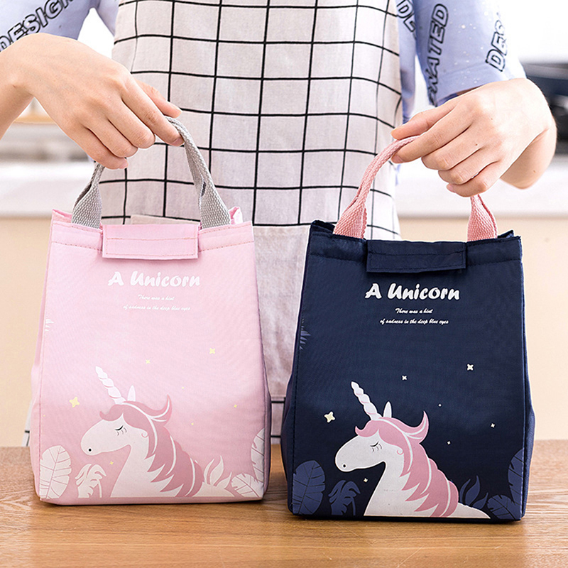 Lunch Bag Student Cartoon Insulation Bag Office Worker Portable Lunch Box -ME - Bild 9 von 17