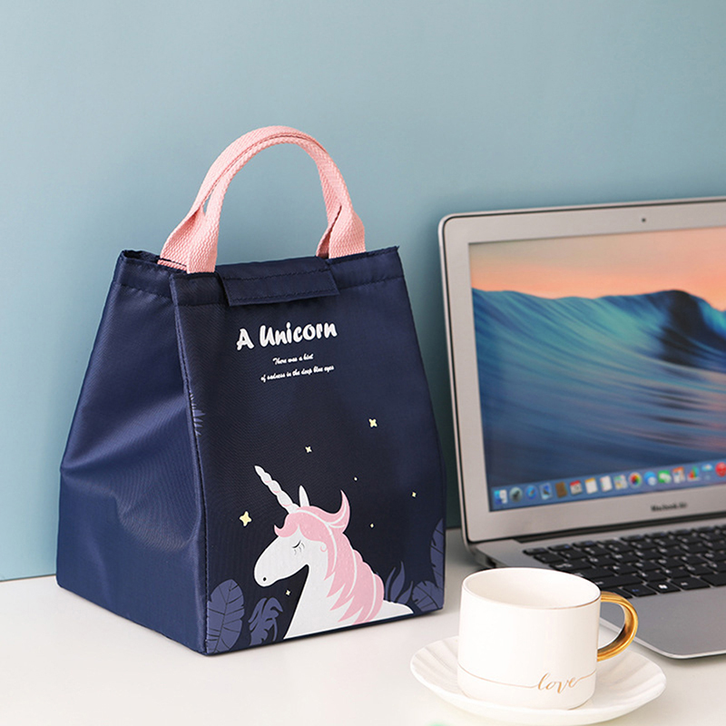Lunch Bag Student Cartoon Insulation Bag Office Worker Portable Lunch Box -ME - Bild 8 von 17