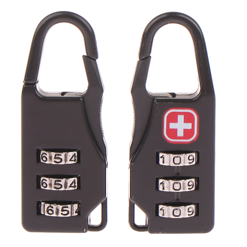 Mini lucchetto in lega portatile mini blocco esterno combinazione codice blocco numero LN- GU11606
