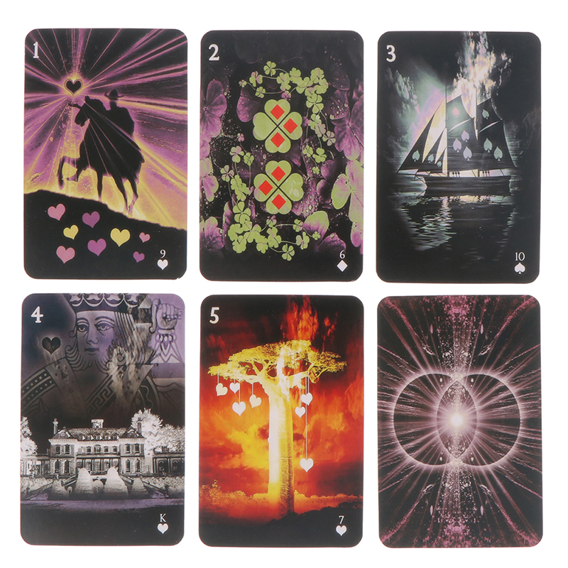 Healing Light Lenormand Oracle Cards English Version Divination Fate Board Games Healing Light Lenormand Oracle Cards English Version Divination Fate Board Games