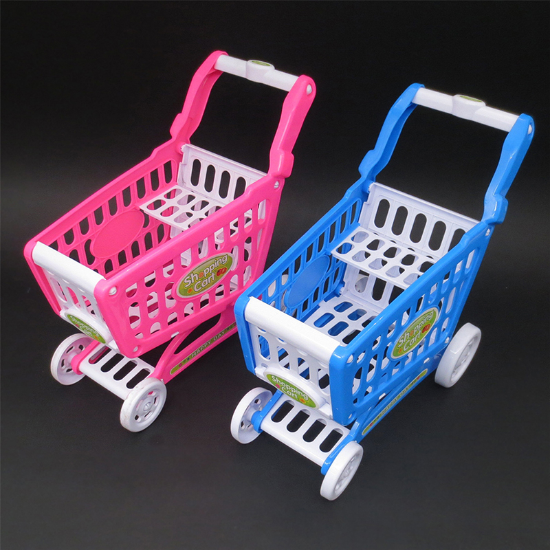 1:12 Dollhouse Miniature Simulation Mini Supermarket Cart Model DIY