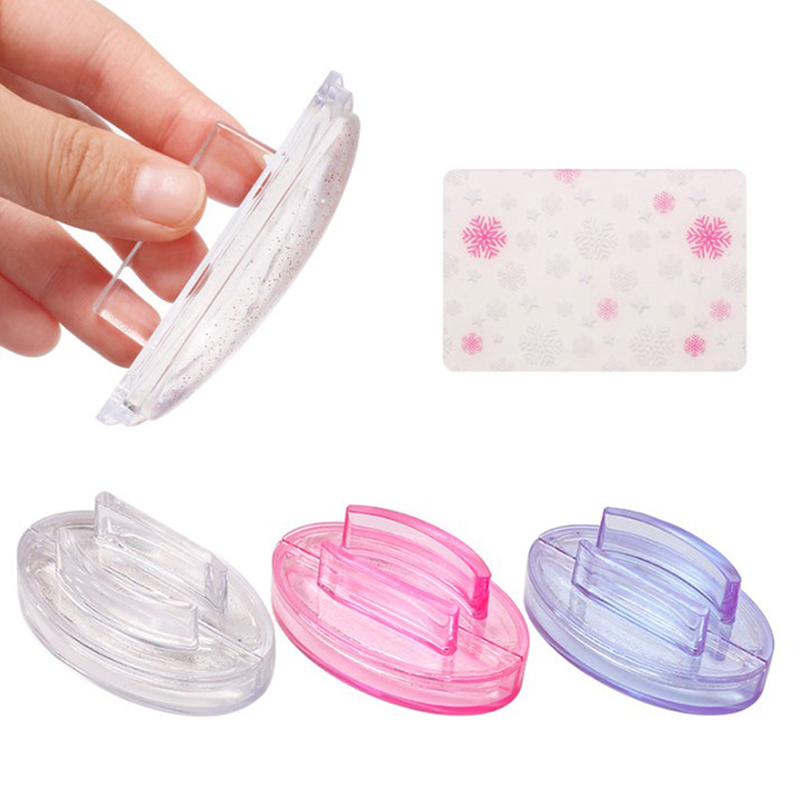 1Set Nailtip styling Nail Art Jelly Stamp Silicone Curved Surfac