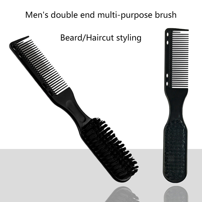 Beard Comb Scissors Cleaning Brush Salon Supply Barber Hair Styling Tool F~ FN Beard Comb Scissors Cleaning Brush Salon Supply Barber Hair Styling Tool F~ FN