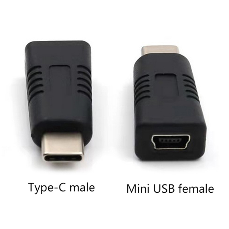 Mini USB Female To Type C Male Adapter Mini T Type Female To Data Cable */ - Picture 4 of 7