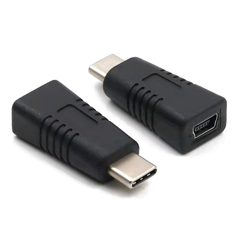 Mini USB Female To Type C Male Adapter Mini T Type Female To Data Cable */ - Picture 1 of 7