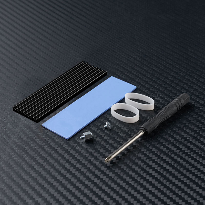 Aluminum Cooling HeatSink Heat Dissipation Radiator for M.2 NGFF SATA PCI-E IAZM - Picture 10 of 12