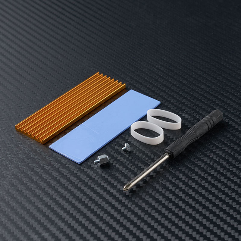 Aluminum Cooling HeatSink Heat Dissipation Radiator for M.2 NGFF SATA PCI-E IAZM - Picture 9 of 12