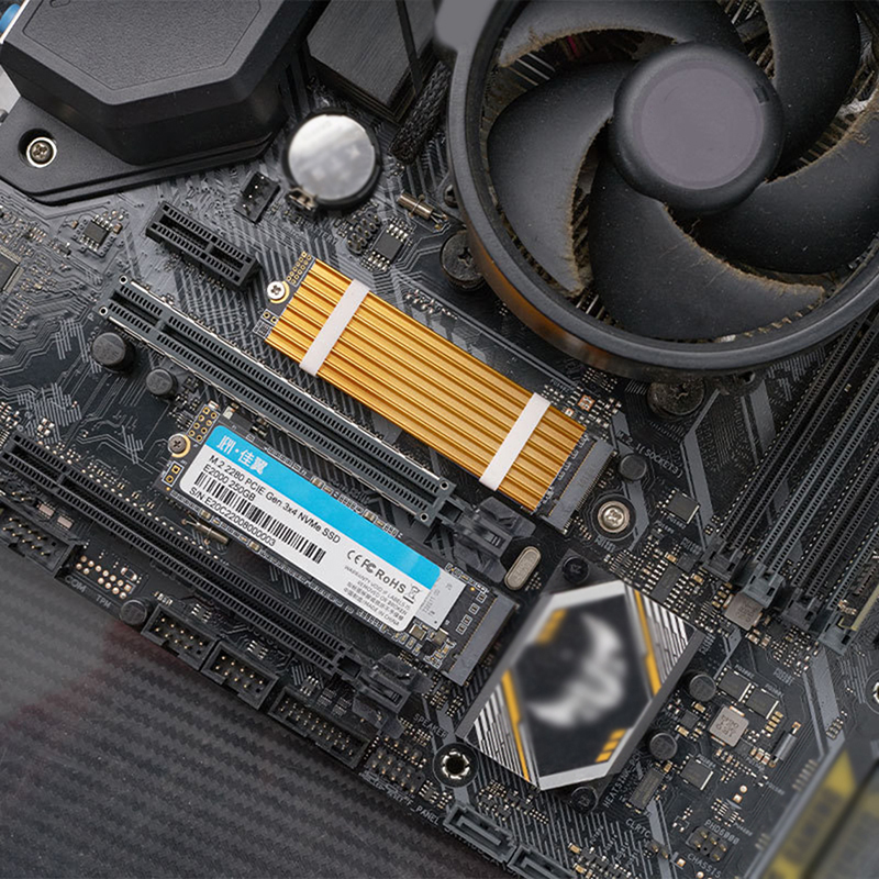Aluminum Cooling HeatSink Heat Dissipation Radiator for M.2 NGFF SATA PCI-E IAZM - Picture 8 of 12