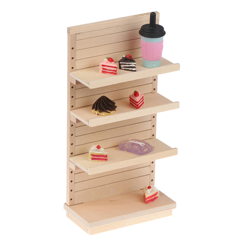 1:12 Dollhouse Miniature Display Rack Storage Shelf Model Furniture Decor To H❤W