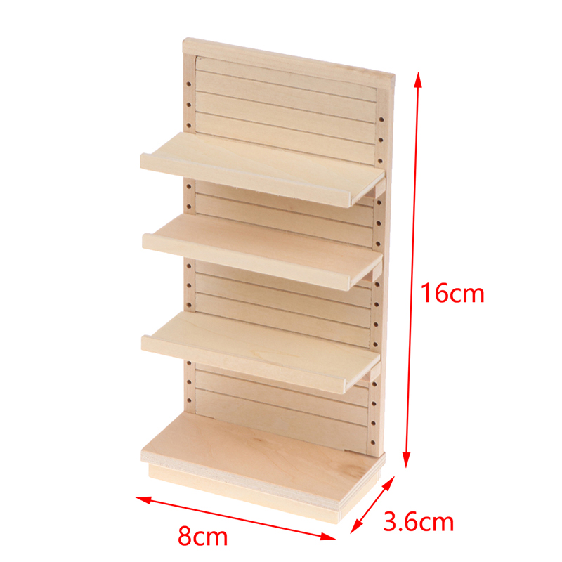 1:12 Dollhouse Miniature Display Rack Storage Shelf Model Furniture Decor To H❤W