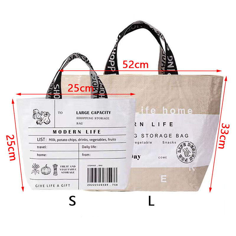 Storage Organizer Waterproof Shopping Bag Reusable Foldable Shoulder Bag Handbag ZN10400