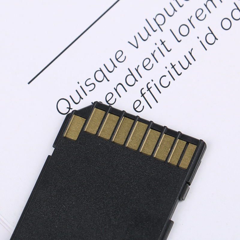 5Pcs Micro SD Trans Flash TF To SD SD HC Memory Card Adapter Converter Black S^3 - Picture 5 of 12