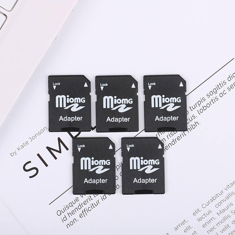5Pcs Micro SD Trans Flash TF To SD SD HC Memory Card Adapter Converter Black S^3 - Picture 10 of 12