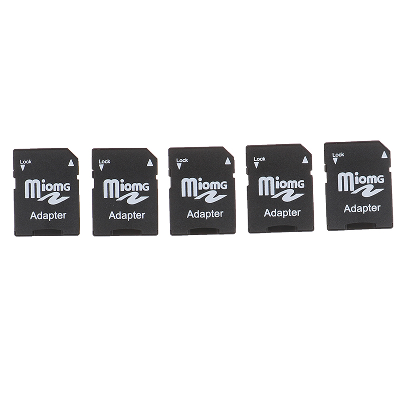 5Pcs Micro SD Trans Flash TF To SD SD HC Memory Card Adapter Converter Black S^3 - Picture 8 of 12